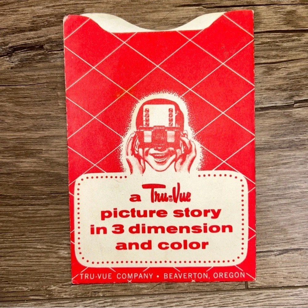 Old Vintage 1955 Tru-Vue THE LONE RANGER and THE SILVER MAP T-13 Picture Stories